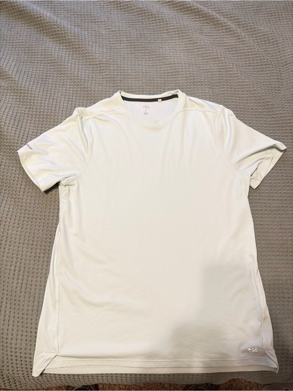 DSG Menβs Short Sleeve Crew Tee in Seafoam Green